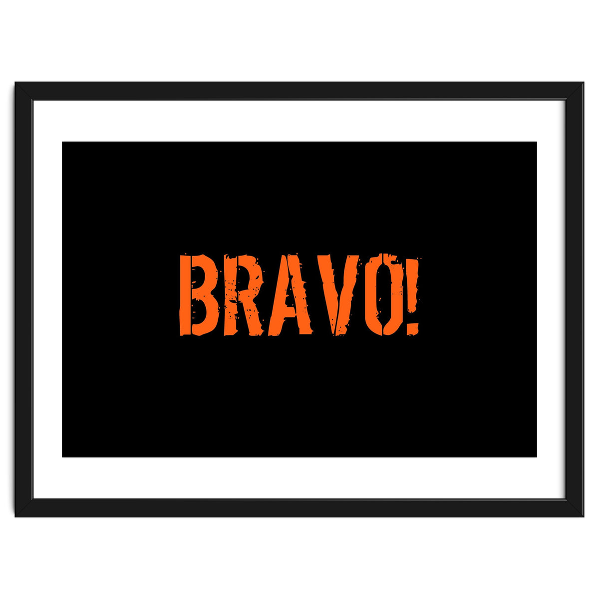 Bravo! Italian saying