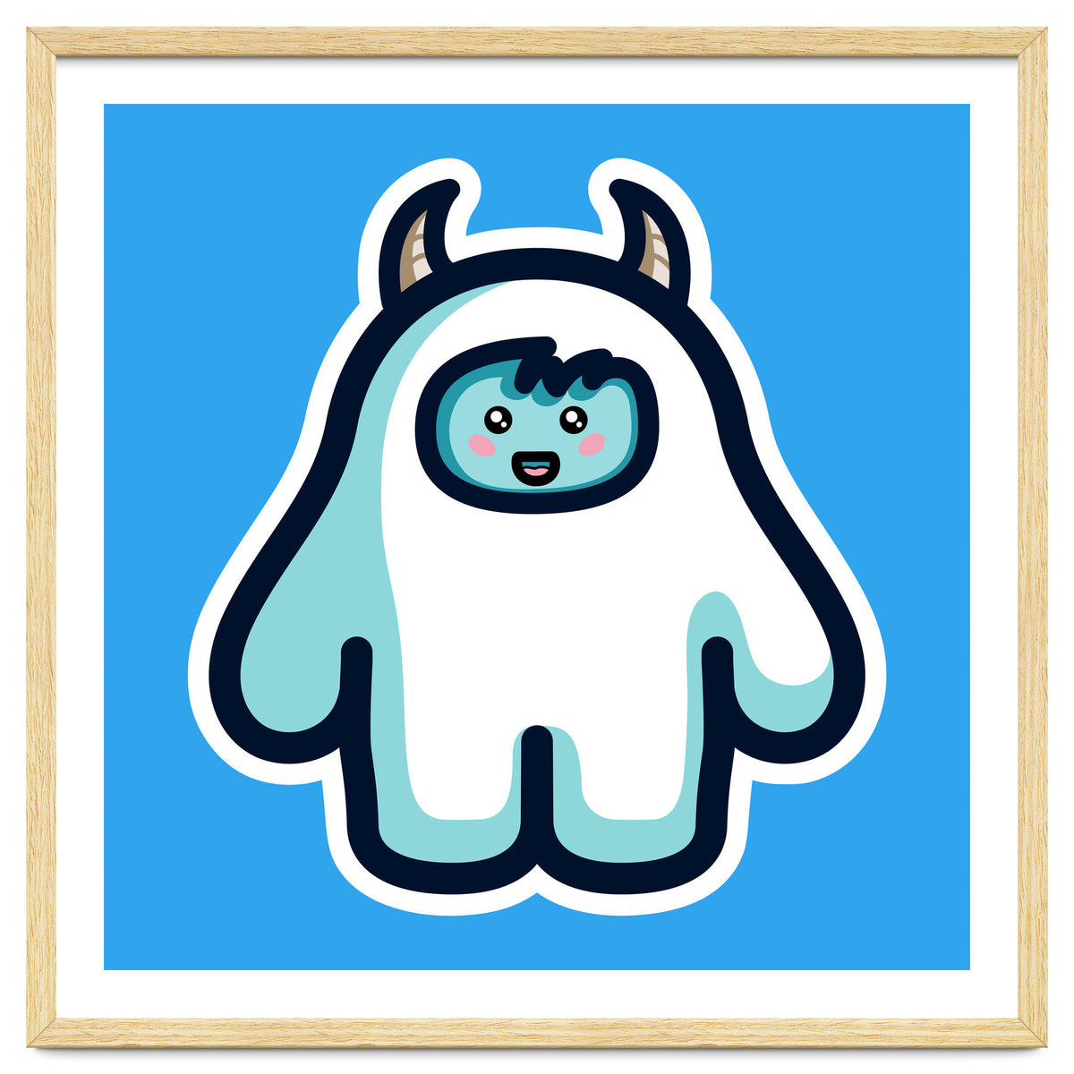 Kawaii Cute Abominable Snowman Yeti