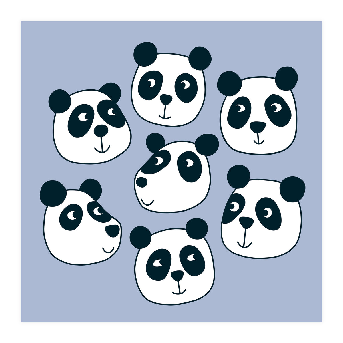 Particularly Pleasant Pandas (Print Only)