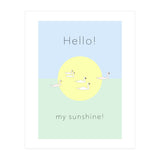 Hello! my sunshine! - Swan moon and Sun (Print Only) thumbnail