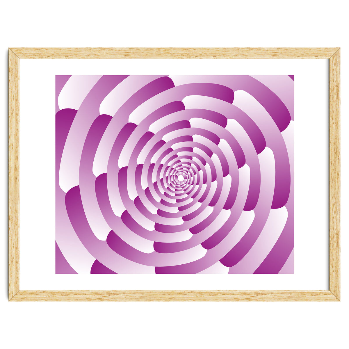 Abstract Pink Spiral