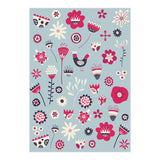 Spring Folk Floral Blue (Print Only) thumbnail
