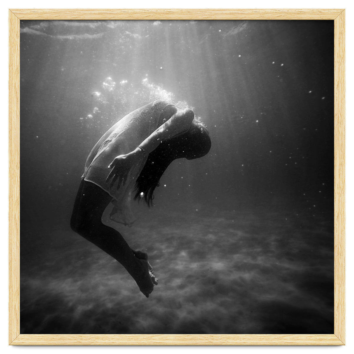 Woman Inside The Water