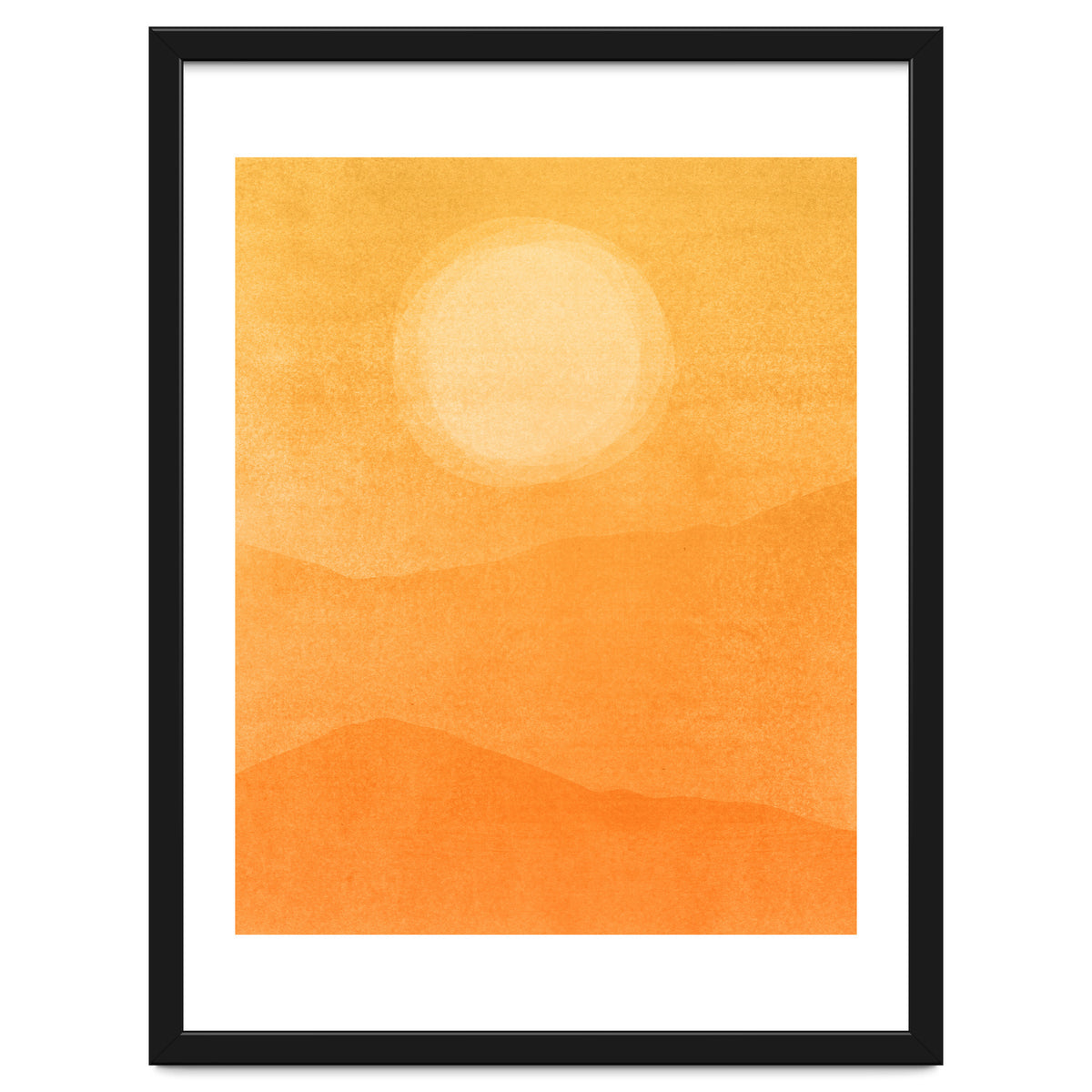 Golden Afternoon Abstract