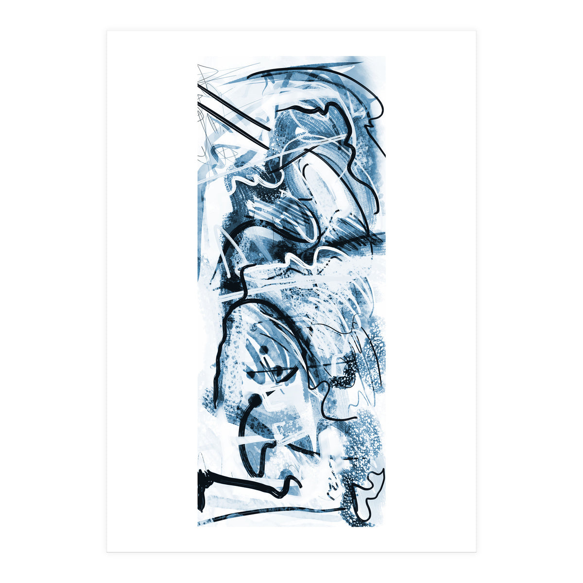 Blue In Traces (Print Only)