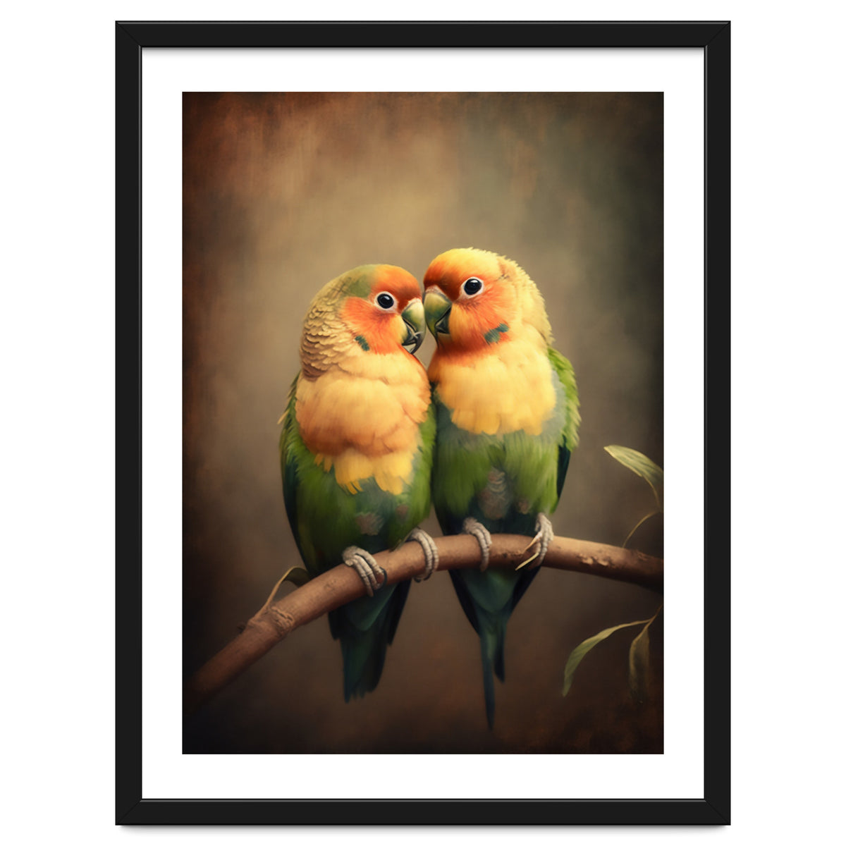 Lovebirds Painting