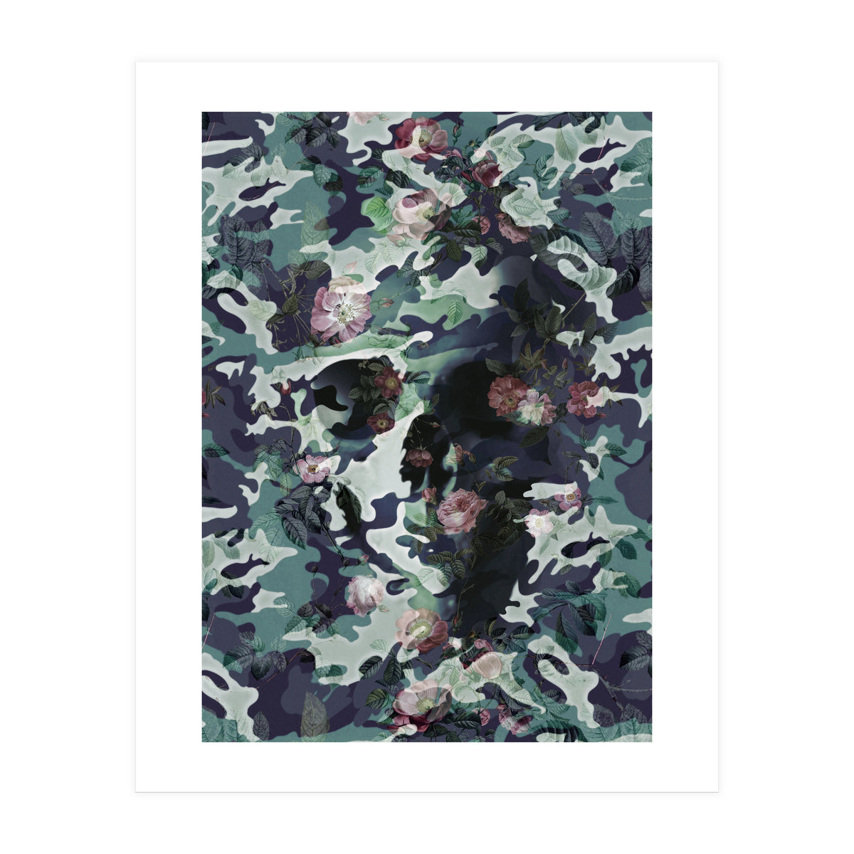 Camo Skull (Print Only)