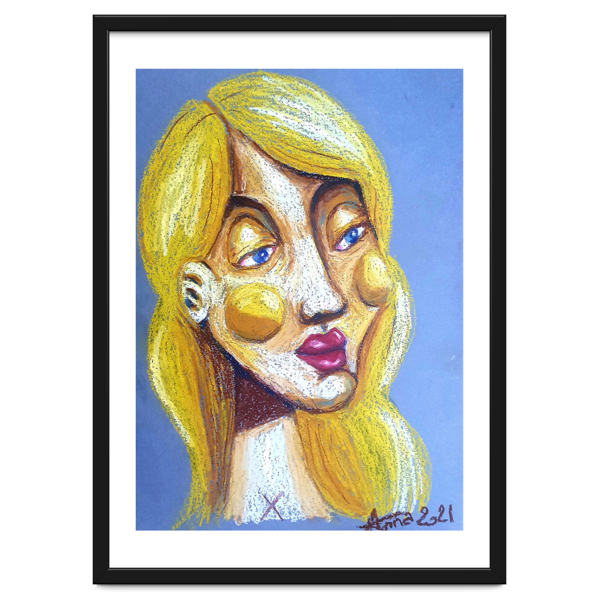 Blond Girl looking left