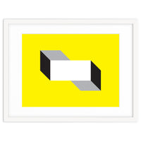 Geometric Shapes No. 50 - yellow, black & grey