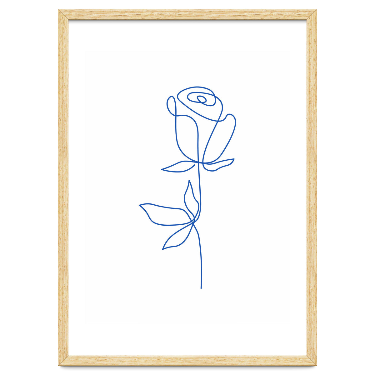 One Line Art Flower