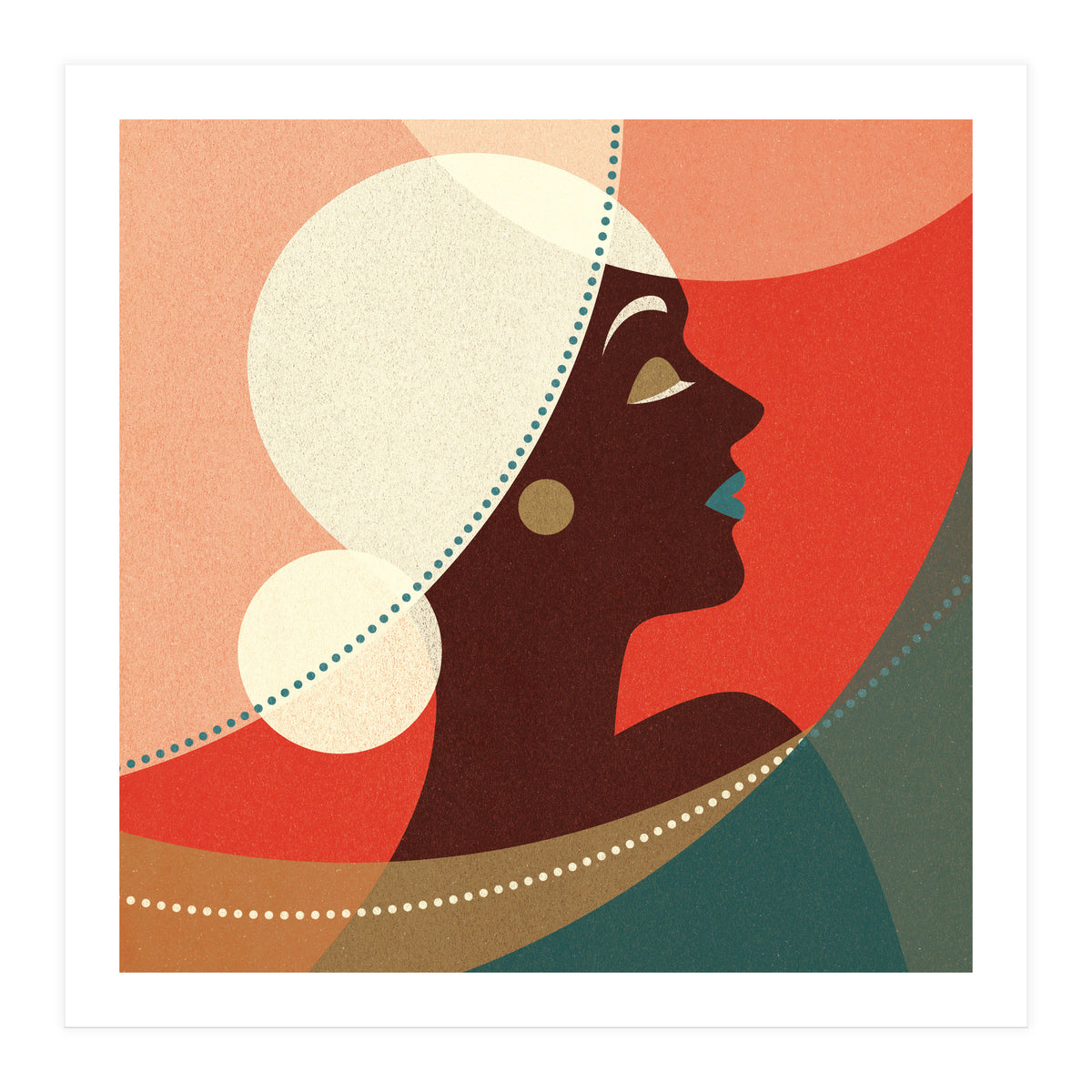 Venn Deco (Umber) (Print Only)