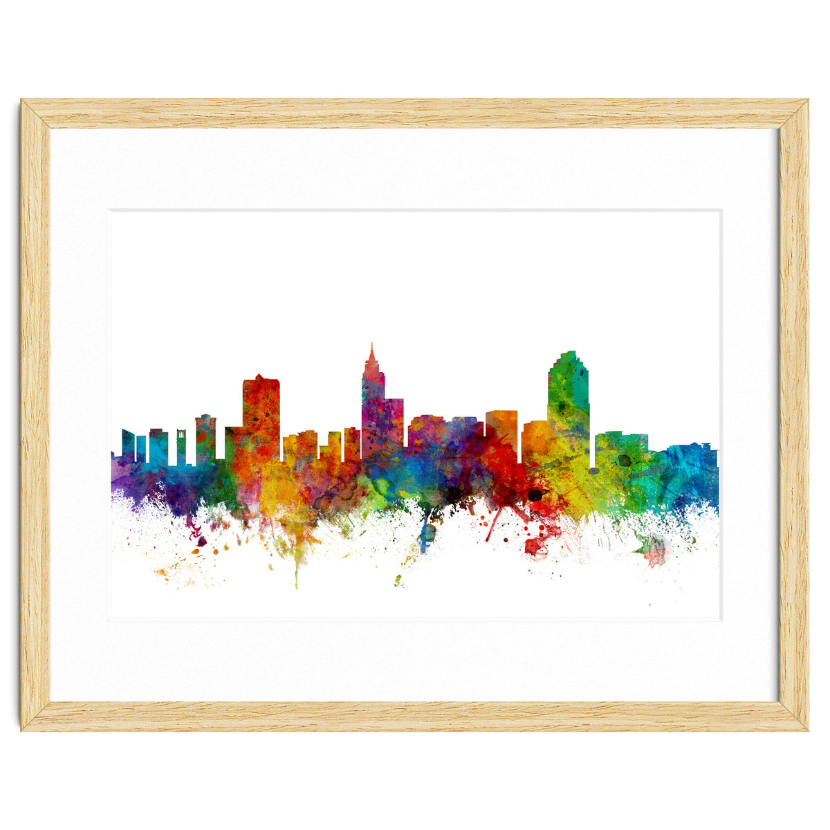 Raleigh North Carolina Skyline