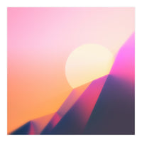 Sun Desert Mountain Sky (Print Only)