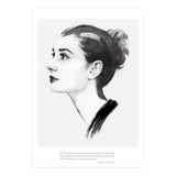Audrey Hepburn, Quote Black (Print Only) thumbnail