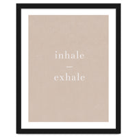 Inhale Exhale Beige Yoga