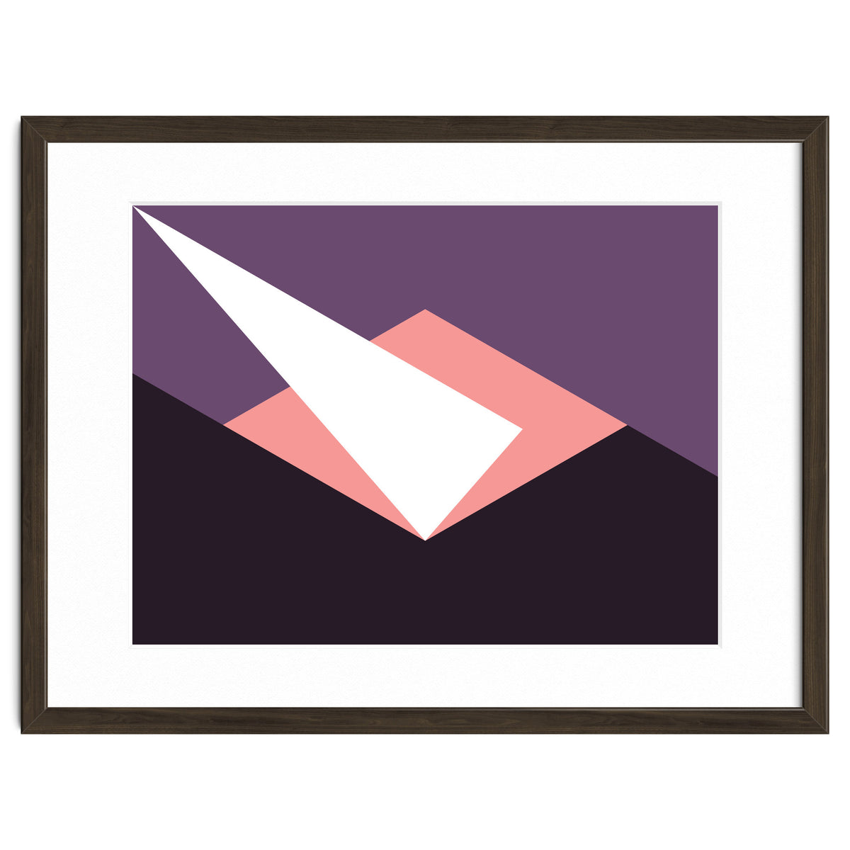 Geometric Shapes No. 59 - pink & purple