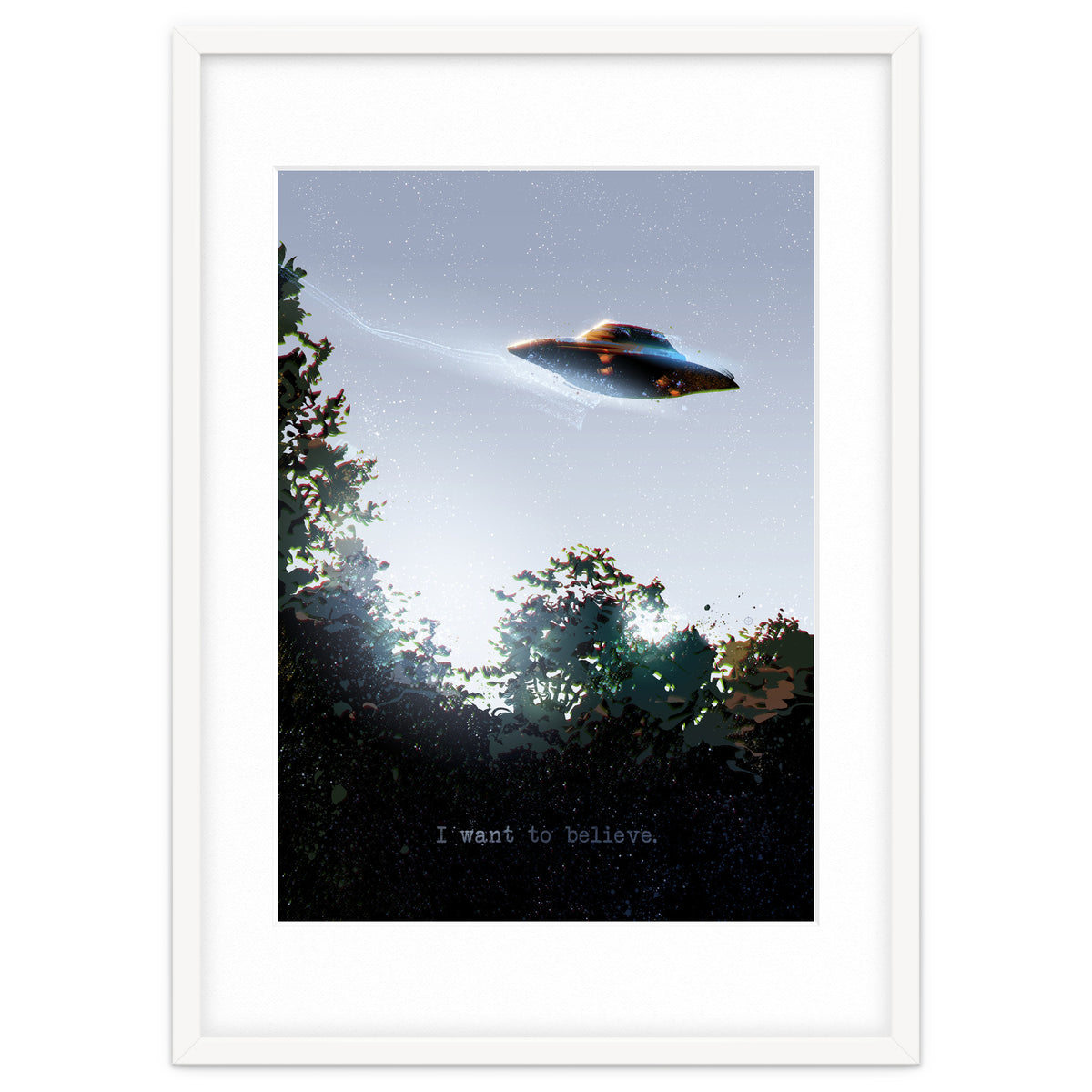 I Want To Believe Displate