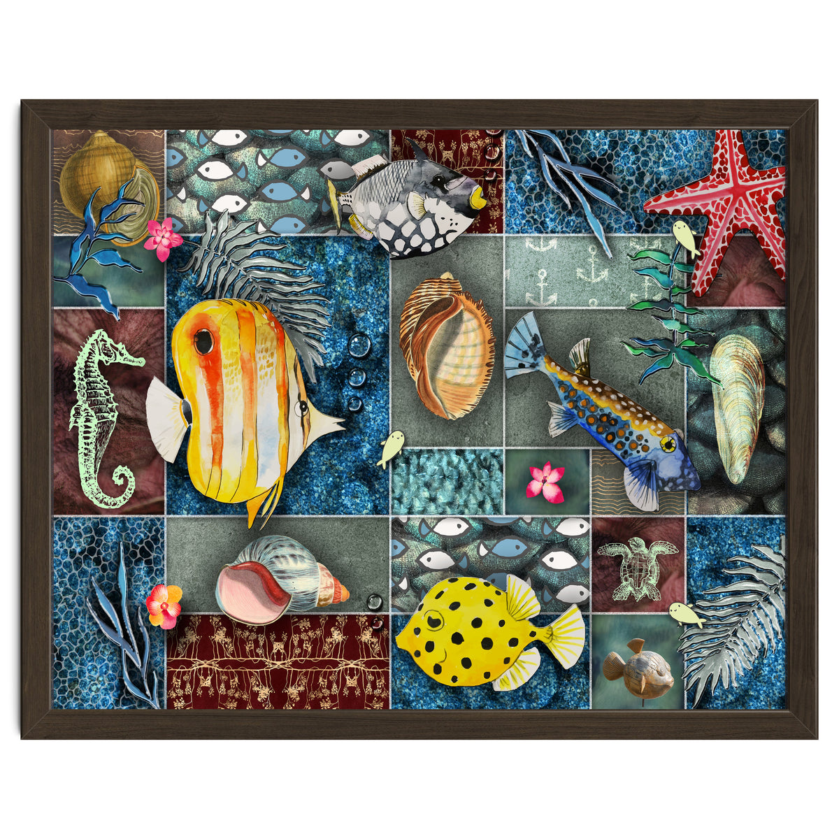 Sea Life Collage
