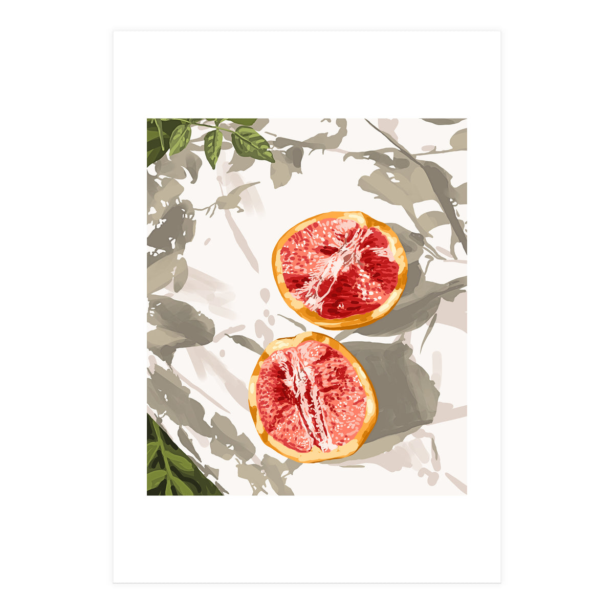 Grapefruit Kinda Zest For Life (Print Only)