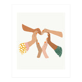 Indiscrimination | Anti-Racism Painting | Unity Illustration | Women Empowerment Growth Mindset (Print Only) thumbnail