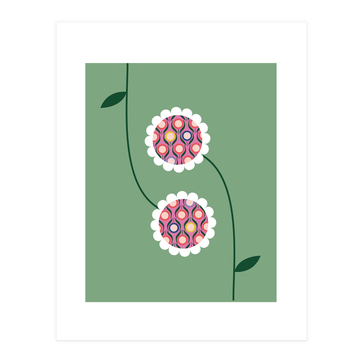 Pressed Flowers Rgb (Print Only)