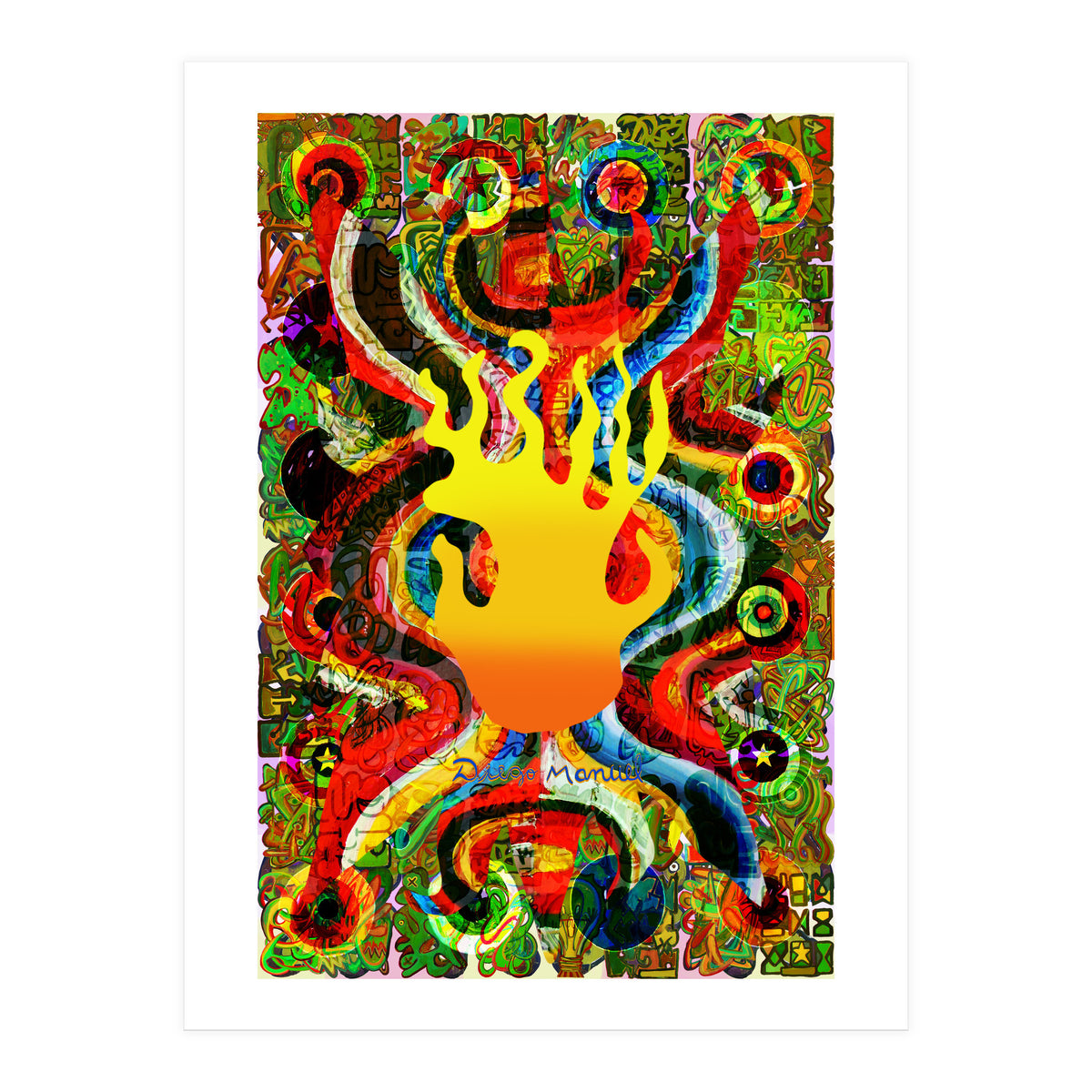 Fuego Y Graffiti 17 (Print Only)