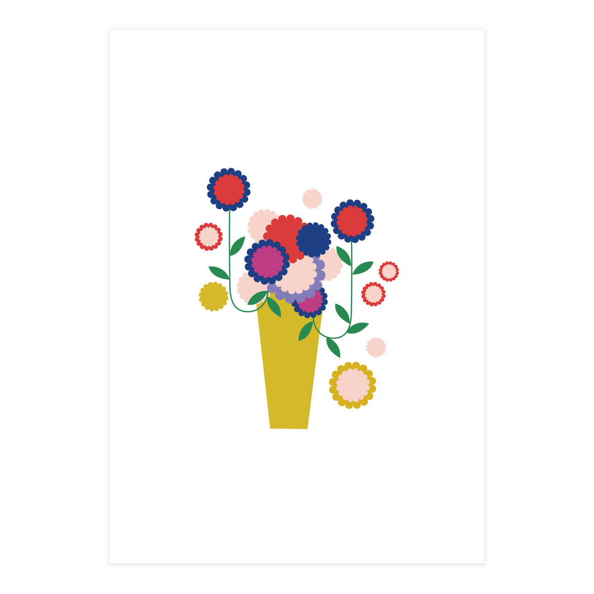 My Vase 1 Rgb White (Print Only)