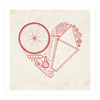 Love Bike Red (Print Only)