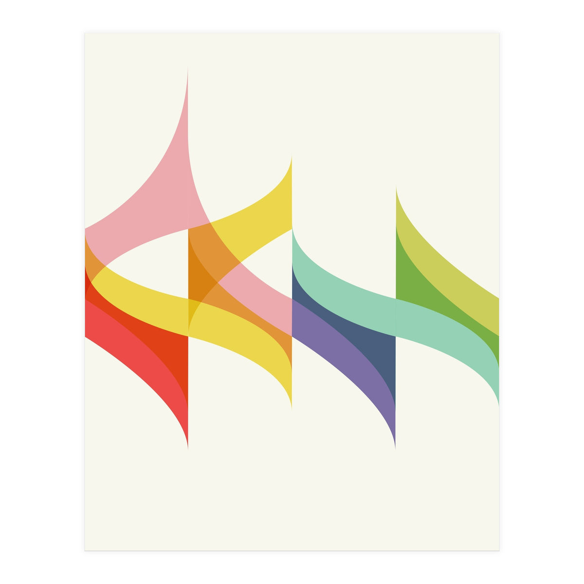 Rainbow Waves (Print Only)