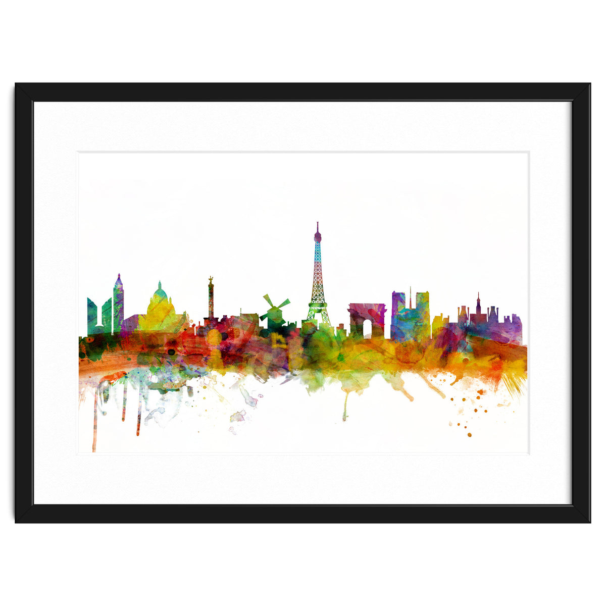 Paris France Skyline