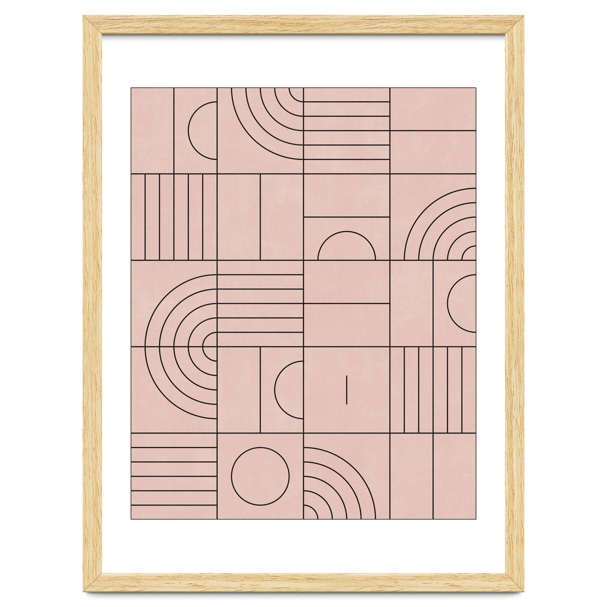My Favorite Geometric Patterns No.20 - Pale Pink