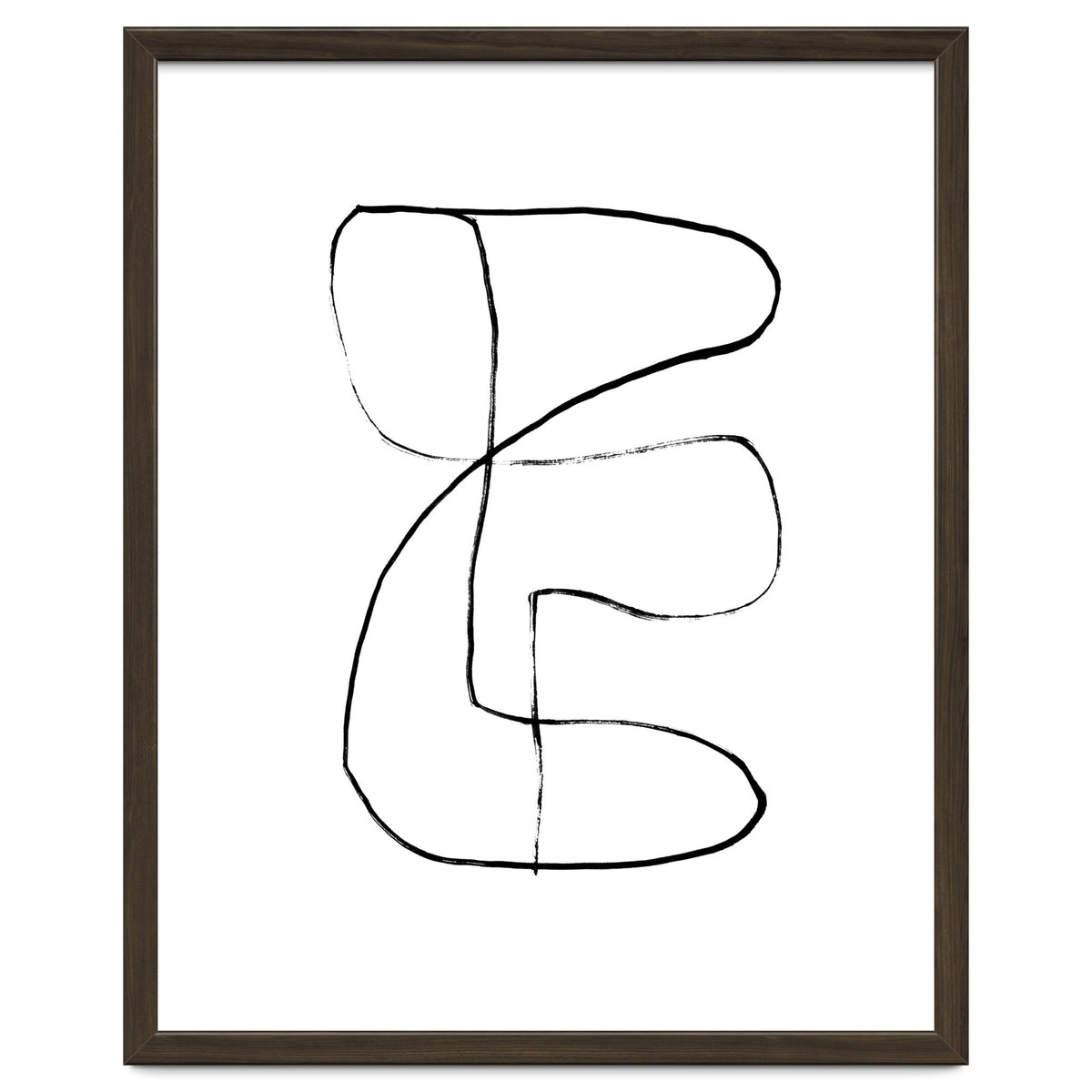 Mid-Century Line Art Print #1