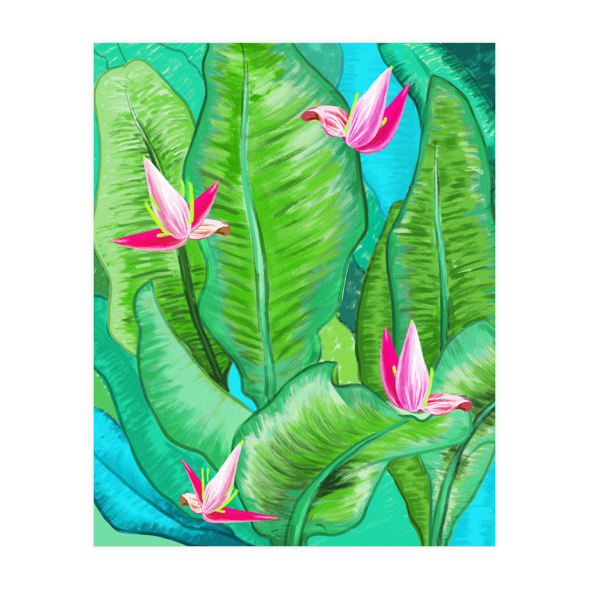 Banana Floral (Print Only)