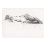 Beautiful erotic drawing of woman (Print Only) thumbnail
