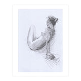 Nude Woman Drawing (Print Only) thumbnail