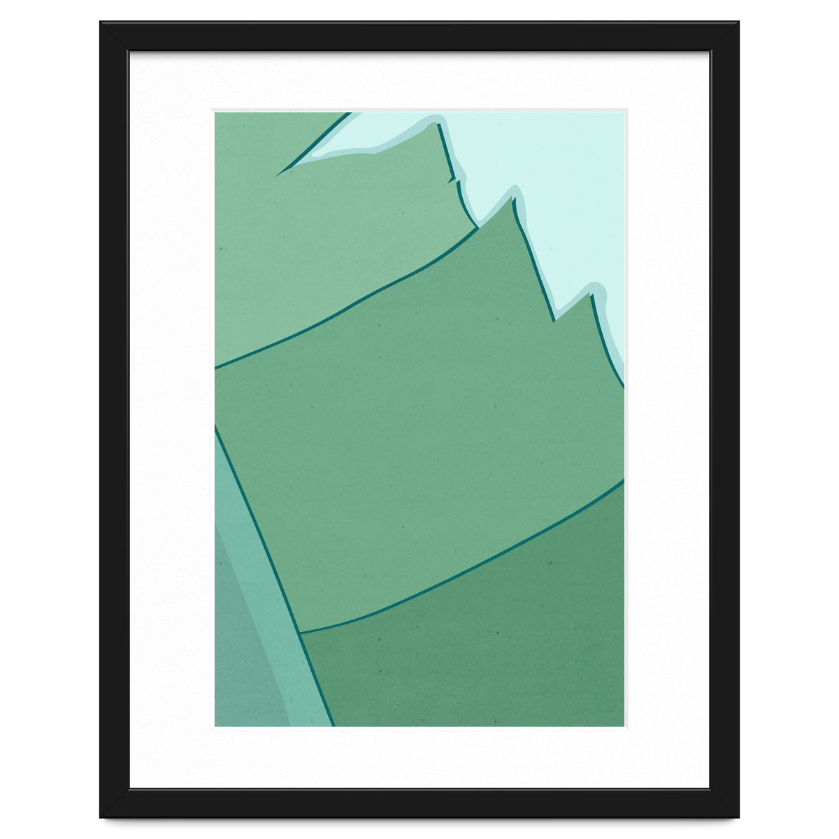 Abstract Banana Leaves Three - Greener Eden