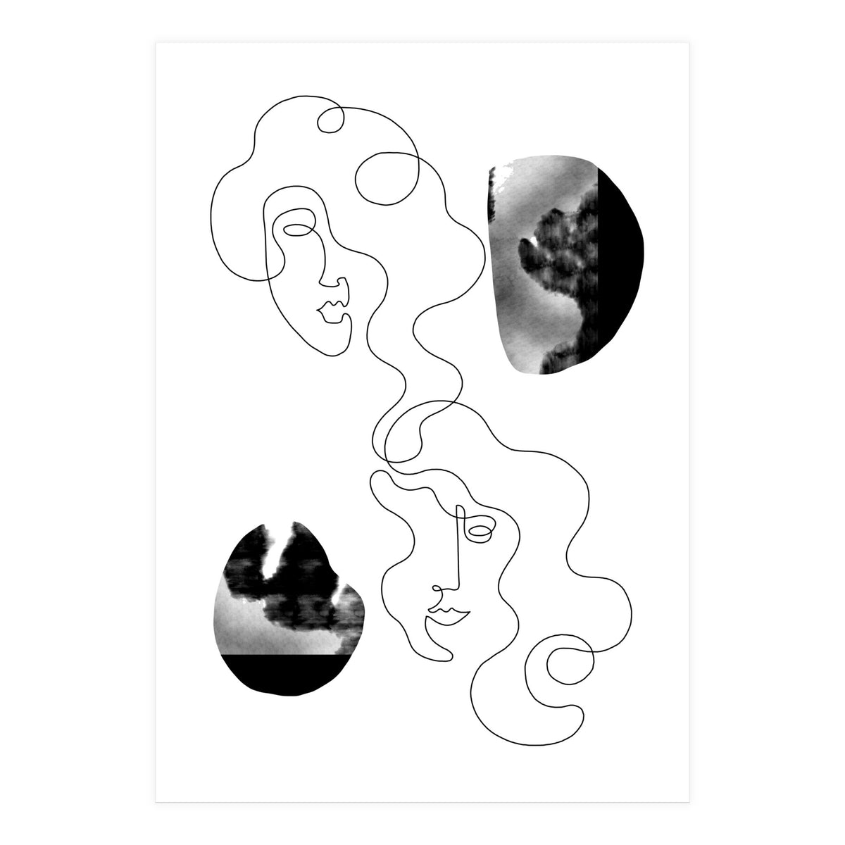women and stones (Print Only)