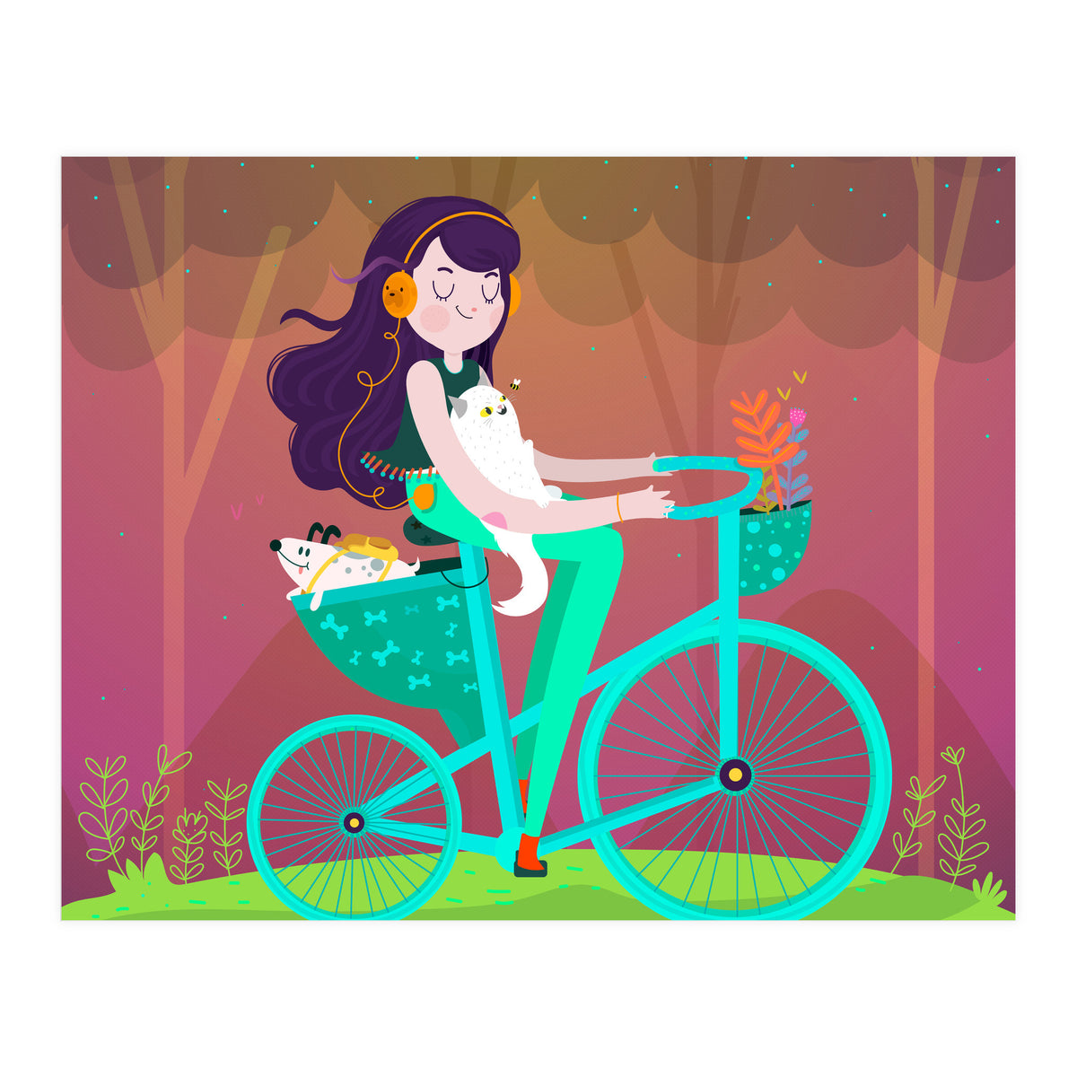 Bike ride (Print Only)