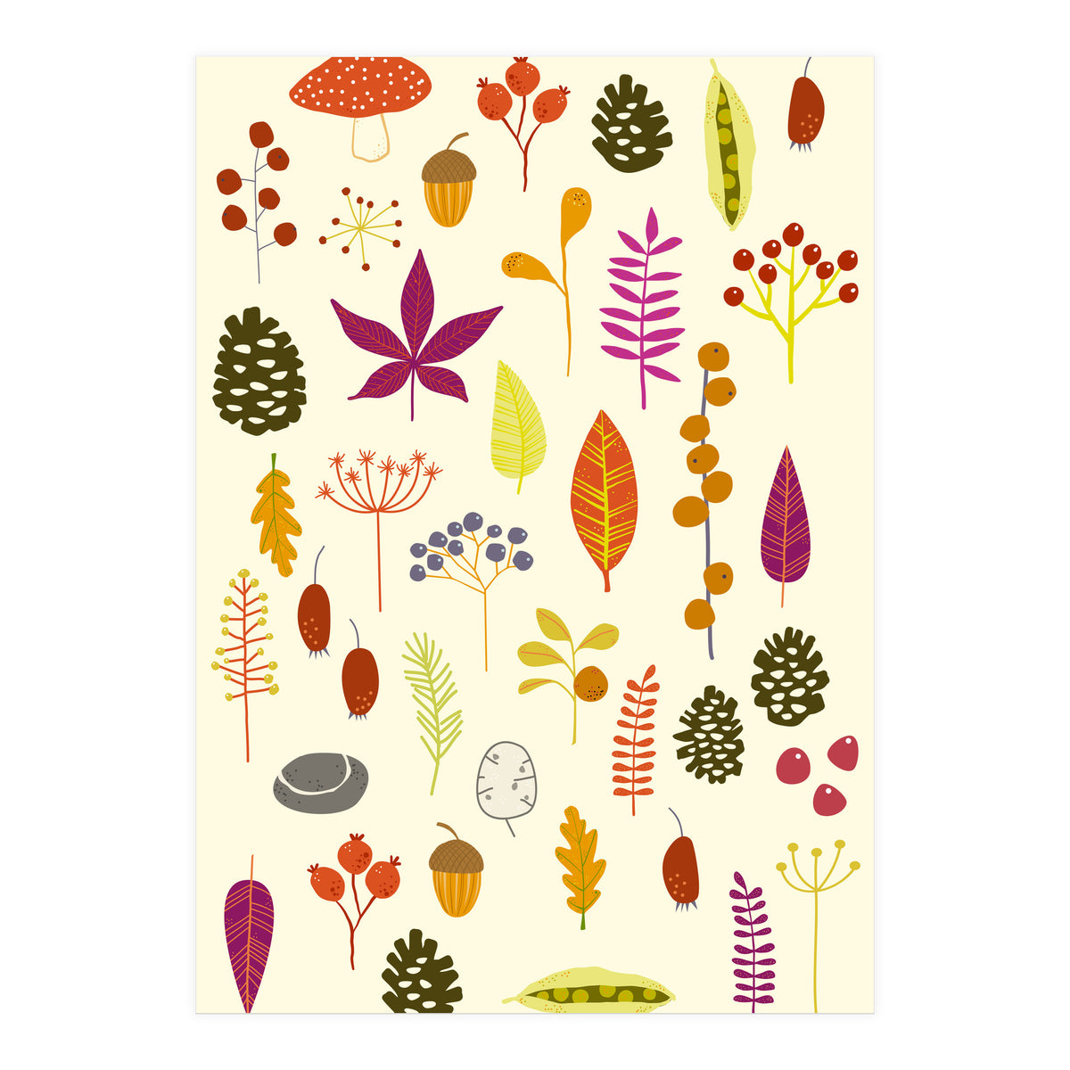 Autumn Nature Bits (Print Only)