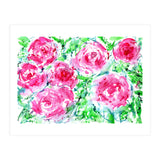 Blooming bouquet || watercolor roses (Print Only) thumbnail