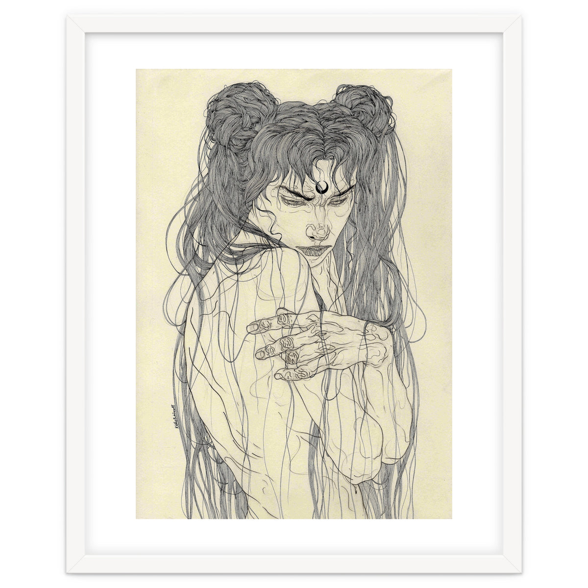 There is a dark moon rising inside of me