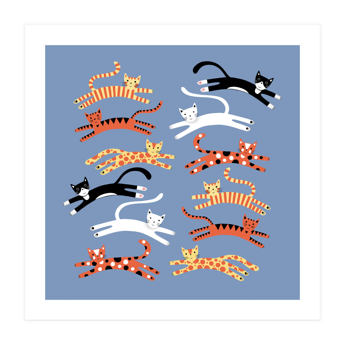 Cats Leaping (Print Only)