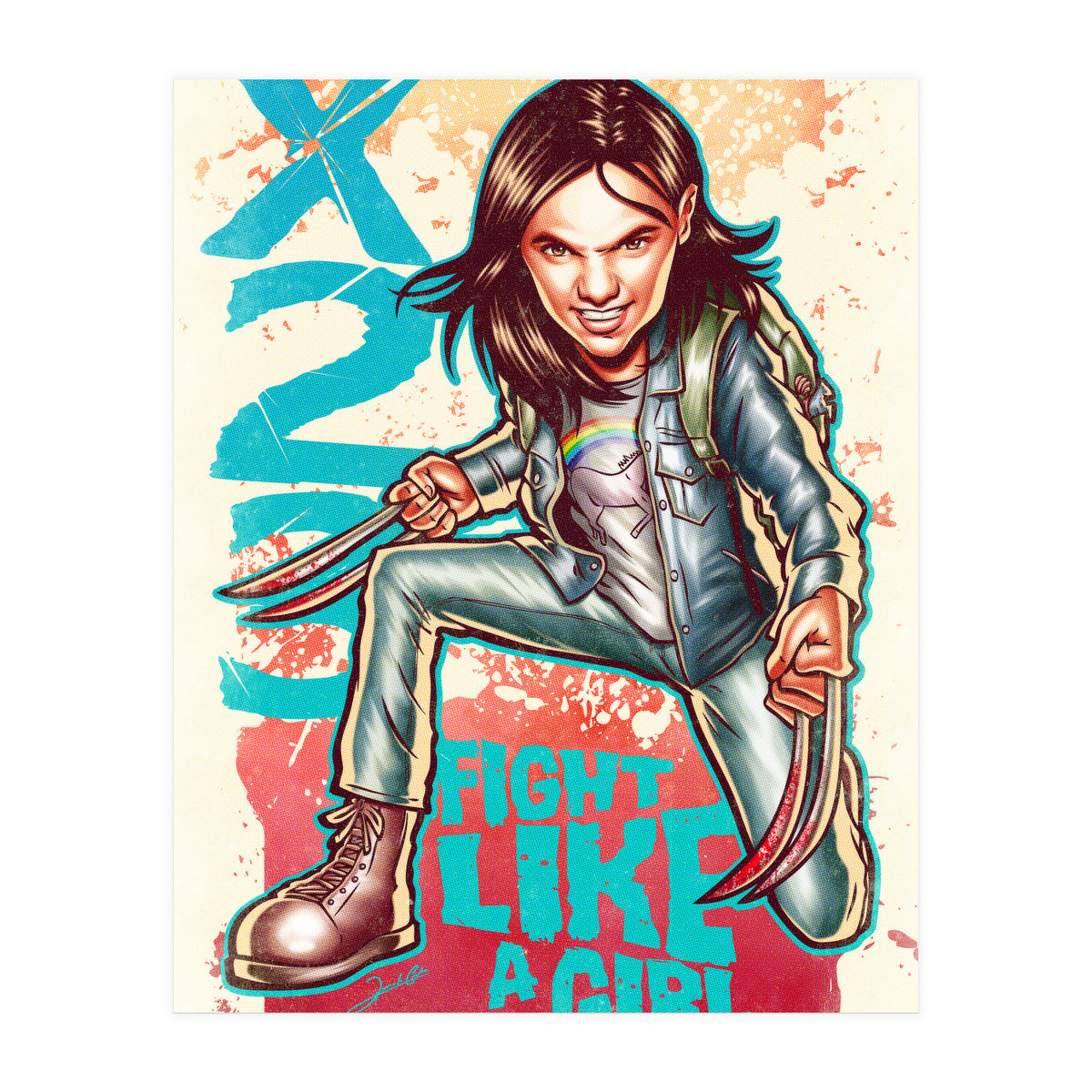 Fight Like A Girl (Print Only)