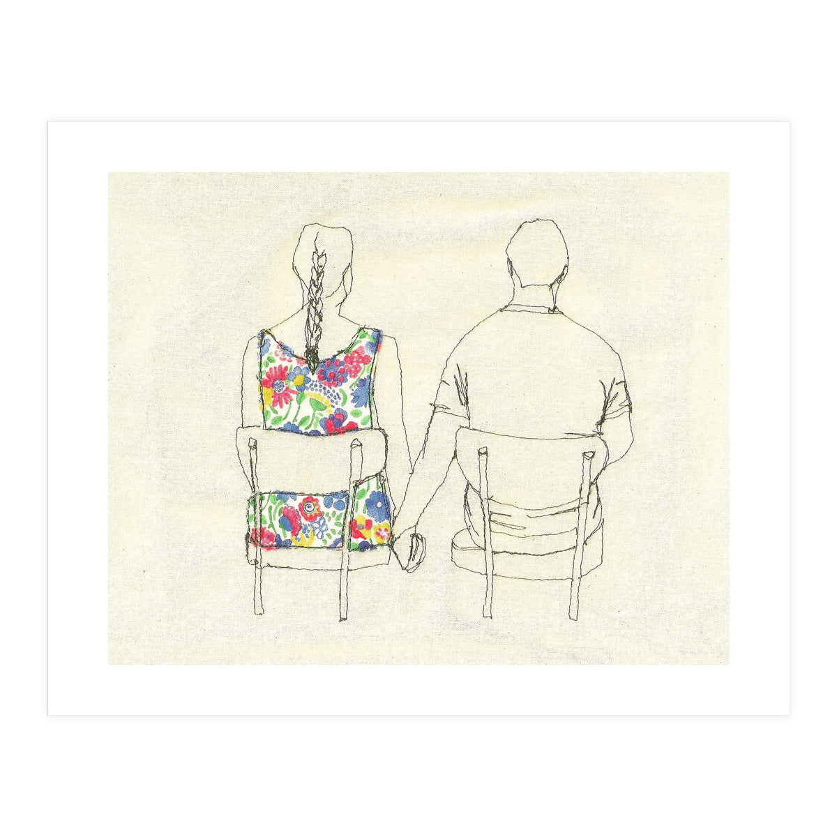 Colourful Couple Print (Print Only)
