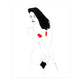 Untitled #19 - Nude in black and red (Print Only) thumbnail