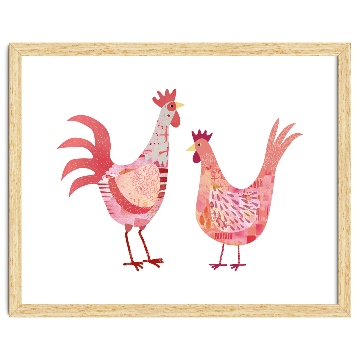 Hen And Cockerel