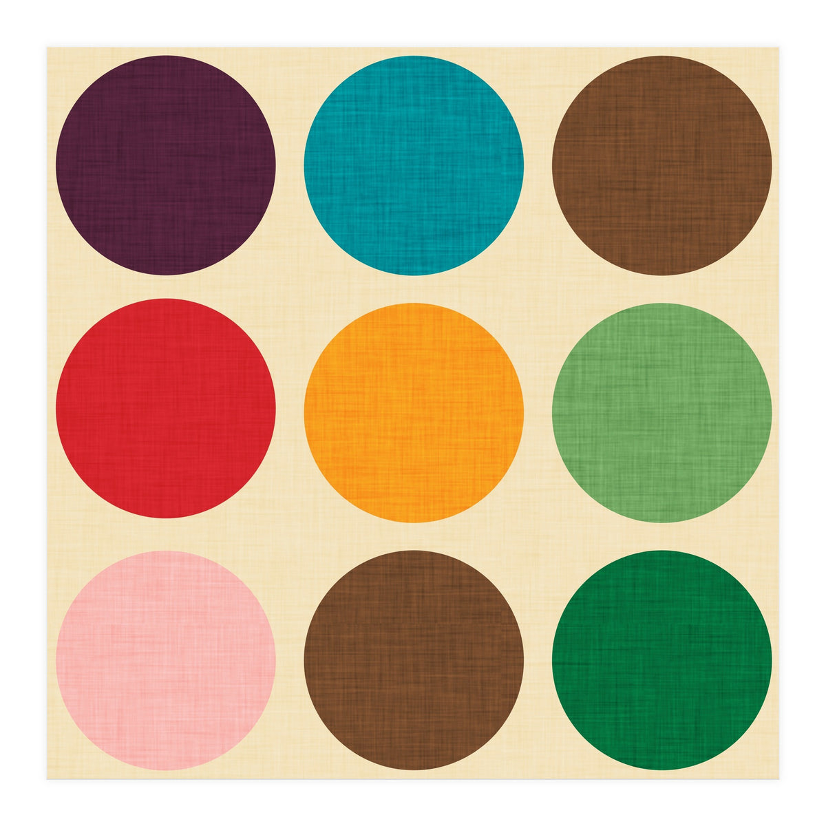 Retro Polka Dots (Print Only)