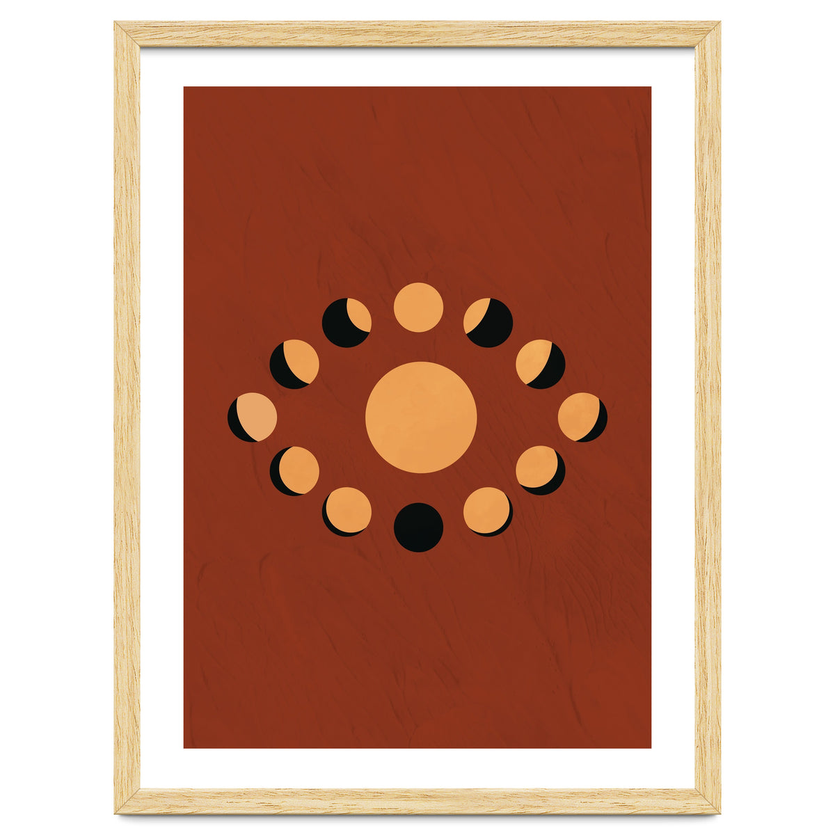 Lunar Eclipse Moon Illustration