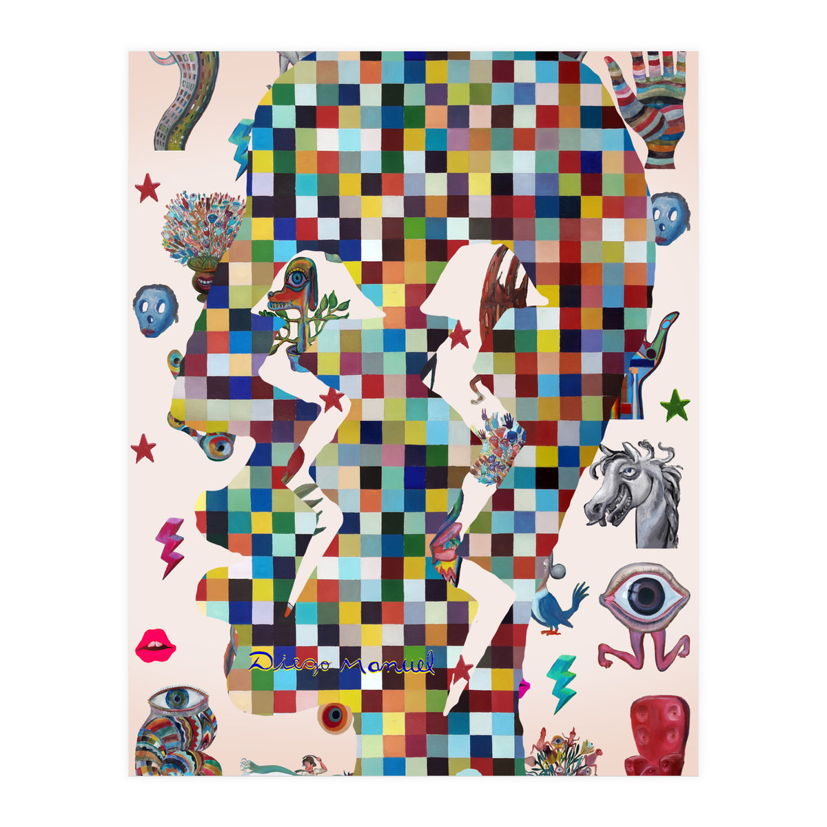 Perfil Con Rayos B 11 (Print Only)