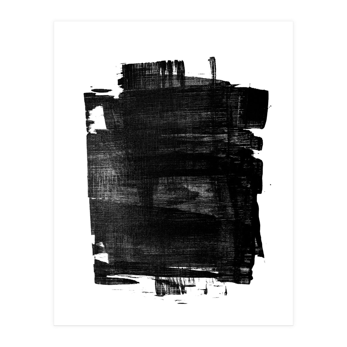 Minimalist Textured Brushstroke Art #1 (Print Only)